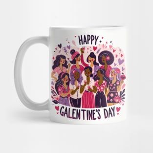 Cheers to Sisterhood: A Galentine's Day Celebration! Mug